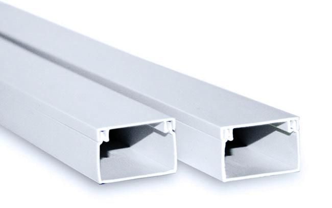 Кабель-канал 40х40 L2000 с двойным замком бел. Э-Пласт 350383N