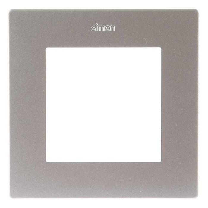 Рамка 1 пост Simon SIMON 24 HARMONIE, алюминий, 2400610-033