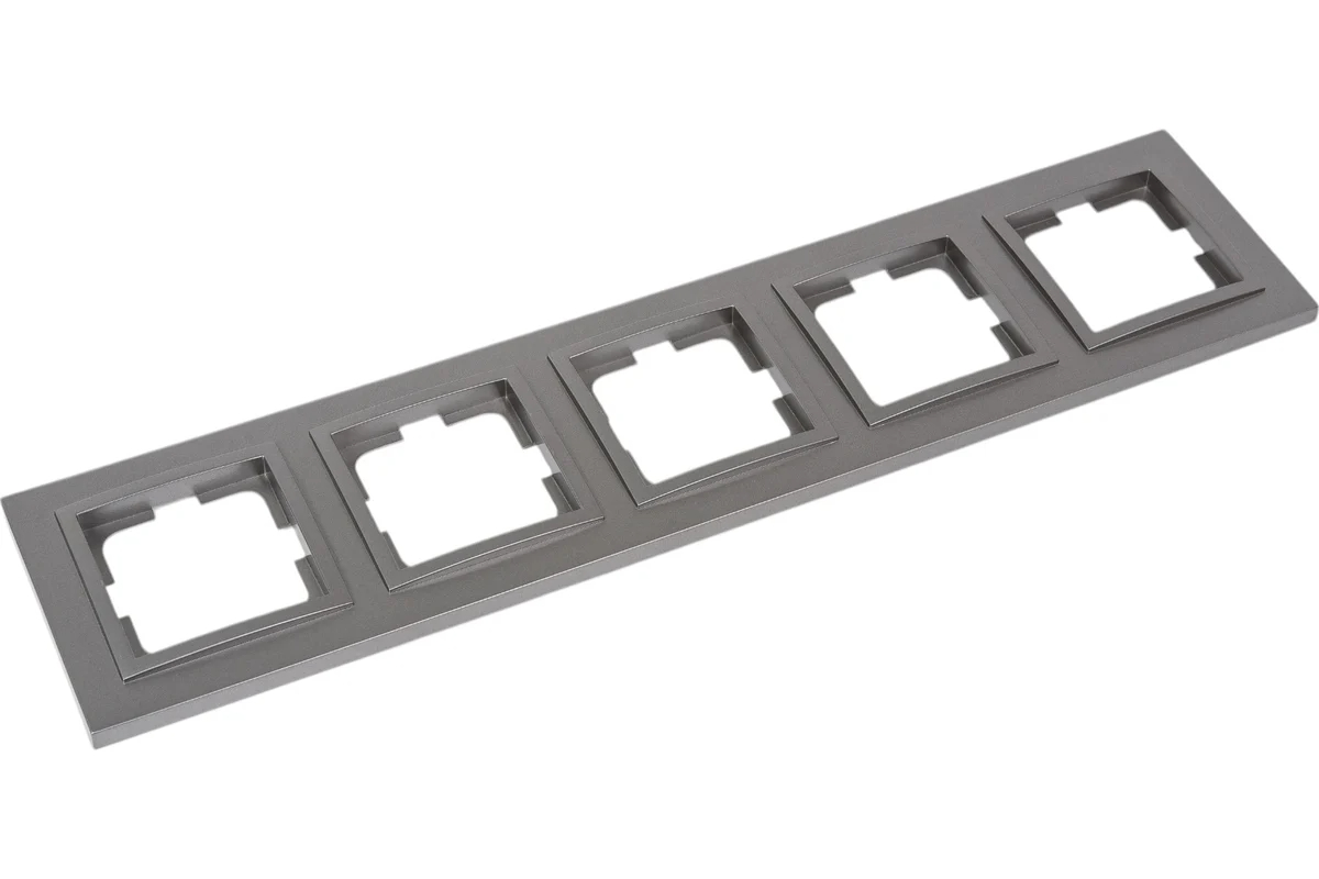 Рамка на 5 постов Mono Electric Despina антрацит 102-240000-164