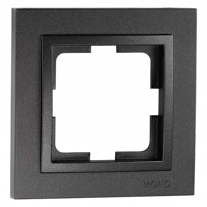 Рамка на 1 пост Mono Electric Despina графит 102-200000-160